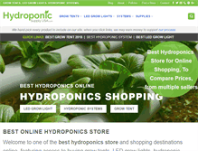 Tablet Screenshot of hydroponicsupplyusa.com